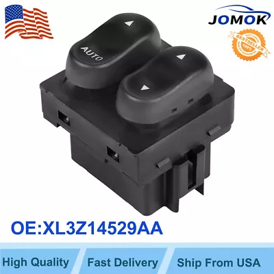 Window Switch Power Front LH Left Driver Side For Ford F150 F250 F350 W/2 Door • $12.99