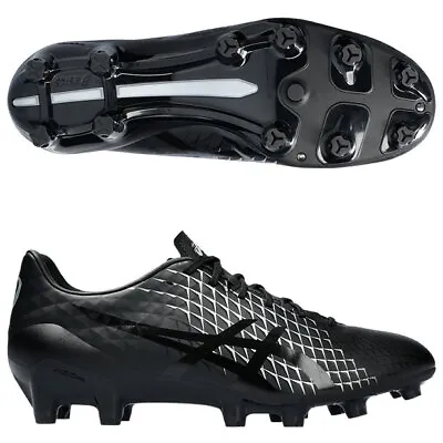 ASICS Soccer Cleats Shoes MENACE 4 1111A195 012 Black/Black 2024 NEW From Japan! • $160