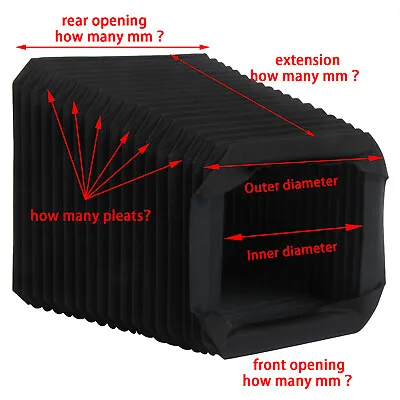 Custom Made Bellows For 4x5 Kodak Sinar Wista Cambo Horseman Large Format Camera • £77.39