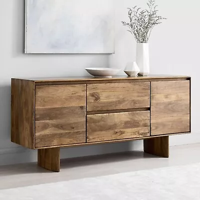 £999 • Buy John Lewis Anton Solid Wood Sideboard, 160cm, Burnt Wax Finish