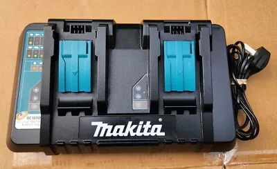 Makita DC18RD 14.4v - 18v LXT Li-ion Twin Port Rapid Battery Charger... • £60