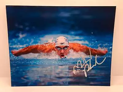 Michael Phelps Signed Autographed Photo Authentic 8x10 • $100
