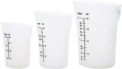 Prep Solutions Set Of-3 High Heat Silicone Measuring Cups 2 Cup (480 Ml) 1... • $14.94