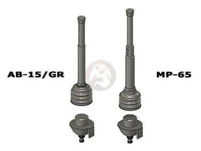 Plus Model 1/35 US Army Antennas Set WWII #1 (AB-15/GR And MP-65 3 Each) DP3032 • $18.95