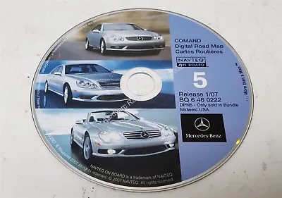 Mercedes-Benz COMAND Road Map Navigation DVD Rel 01/07 BQ6460222 Midwest DPN#5 • $15