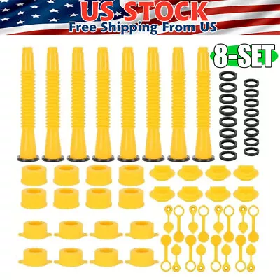 8 SETS Replacement Gas Can Spout FIT Blitz Midwest  Scepter Briggs & Stratton US • $23.89
