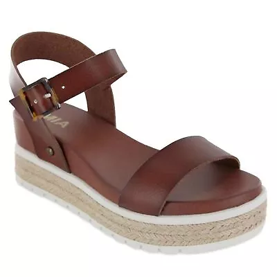 Mia Womens Kiera Platform Sandal New Without Box (Cognac Bonan 7) • $59.99