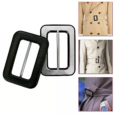 £4.39 • Buy Covered Coated Belt Buckles Arts Crafts For Fashionable Clothing Leather Jacket