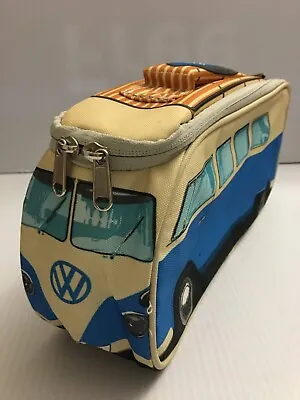 The Monster Factory VW Bus Volkswagen Camper Van Lunch Bag Blue • $89.99