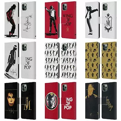 £6.95 • Buy OFFICIAL MICHAEL JACKSON KEY ART LEATHER BOOK CASE FOR APPLE IPHONE PHONES