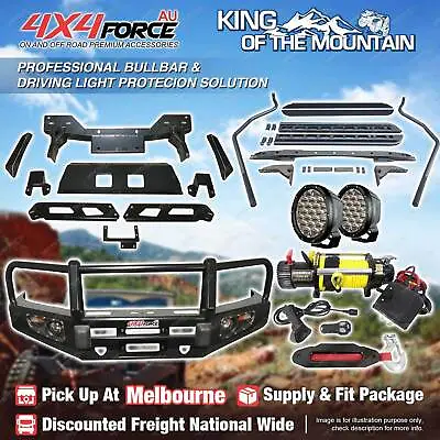 Armor Bumper Bullbar LOOP Lights Winch Side Step For Ford Ranger PX T7 MEL Stock • $2440