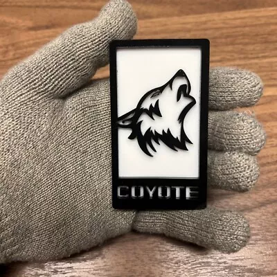 Coyote Badge Emblem Fits Mustang Grill/ White Trunk Angry Agressive Racing • $32.99