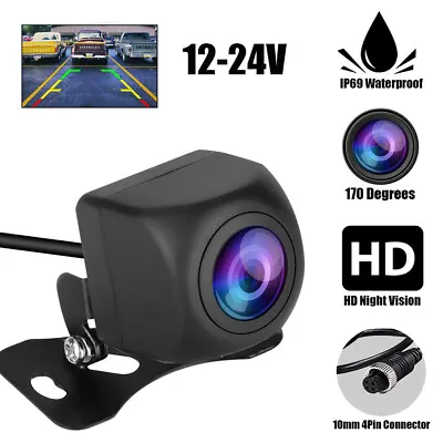 Waterproof 4 Pin Reverse Camera Car Rear View Backup Parking HD Night Vision CAM • $23.59