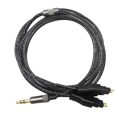Black Repair Auto Earphone Cable For Sennheiser HD414 HD430 HD650 HD600 HD580 F • $13.16