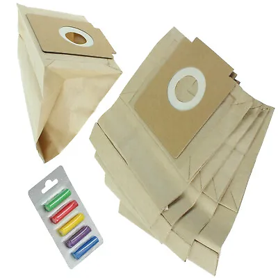 5 X Premium Paper Dust Bags For Zanussi ZAN3002EL Vacuum Hoover & Fresheners Kit • £3.85