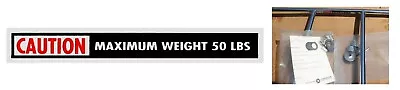 $9 • Buy 68 69 70 71 72 + Mopar Luggage Rack CAUTION MAX WEIGHT Decal BEST AVAIL Like NOS