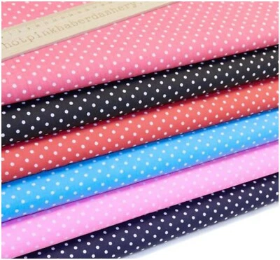 £0.99 • Buy Bright Polka Dots Polycotton Craft Fabric Spots Spotty Dotty Dress Masks