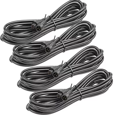 4PCS 4Pin 2.4M 8FT Extension Wire Cable Cord Connector For RGB LED Rock Lights • $16.89