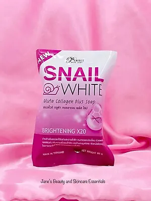 1 Perfect Skin Lady Snail White Gluta Collagen Plus Soap 💯 Authentic Thailand  • $11