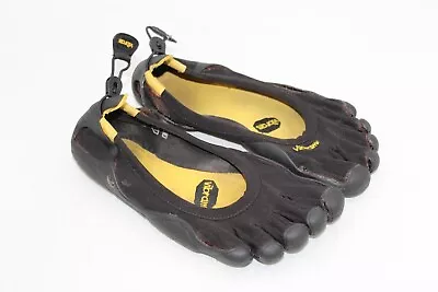 Vibram Running Toes Outdoor Shoes Trail 5 Fingers Size 40 W108 Black REPAIRED • $13.08