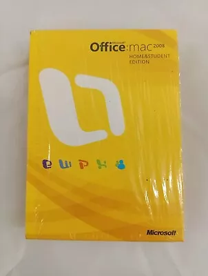 Microsoft Office MAC 2008 Home And Student Edition Genuine W/  3 CD Keys • $10.99