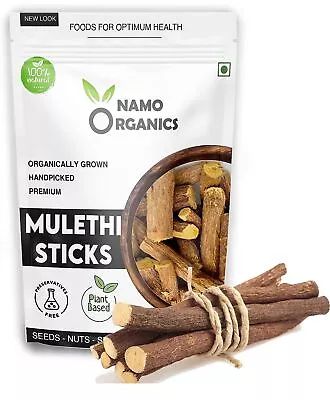 Mulethi Stick For Eating - 100 Gm - Yashtimadhu/Licorice Roots • £16.68