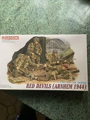 Dragon 1-35 Scale British Red Devils (Arnhem 1944) 4 Figs NEW SEALED Model Kit. • £13.95