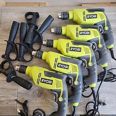 (5) Ryobi 6.2 Amp 5/8 In Variable Speed Corded Hammer Drill D620H #B15 • $80