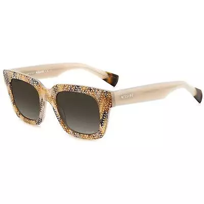 Missoni Women's Sunglasses Beige Pattern Acetate Rectangular MIS 0103/S 0Z9K HA • £46.45