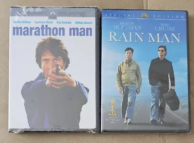 Marathon Man & Rain Man DVD LOT Dustin Hoffman BRAND NEW FACTORY SEALED  • $9.99