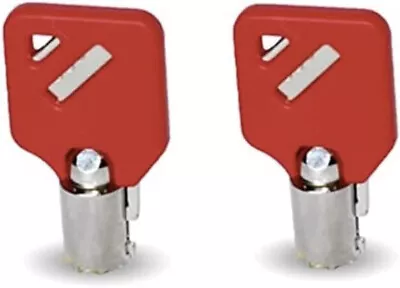 R11 Keys Milwaukee Husky Steel Glide Tool Chests Cut To R11 ToolBox Keys RED Cap • $17.95