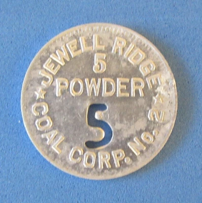 $16 • Buy Powder Check 5 Scrip Token Explosive -Jewell Ridge Coal Corp.-VA-Tazewell