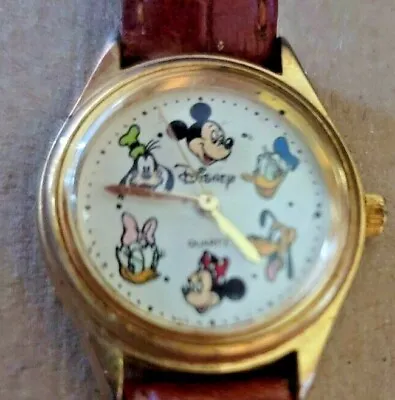 $65 • Buy Vintage Walt Disney Lorus Mickey & Friends Donald Duck Pluto Goofy V515-6080 