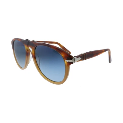 $152.63 • Buy New Persol PO 649 1025S3 Resina E Sale Plastic Sunglasses Blue Gradient Lens
