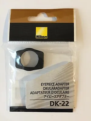 Nikon DK-22 Eyepiece Adapter Original For Magnifiers DG-2 • $4.40