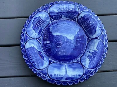 Antique Rowland & Marsellus Co. “Souvenir Of NEW ORLEANS ” Flow Blue Plate • $48