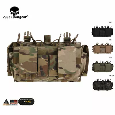 $55.95 • Buy EMERSON Tactical Chest Rig Bags MF Style Gen IV Placard 9mm 5.56 Magazine Pouch