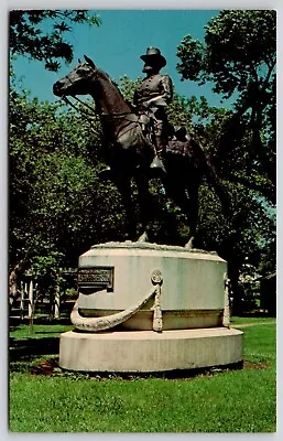 McPherson Kansas Memorial Park General McPherson Statue Chrome Postcard • $7.99