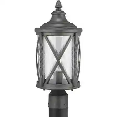Home Decorators Walcott Manor 1-Light Antique Pewter Outdoor Transitional Post • $79.95