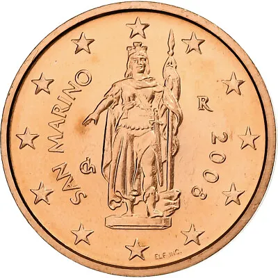 [#1047276] San Marino 2 Euro Cent 2008 Rome Copper Plated Steel MS KM:441 • $14.17