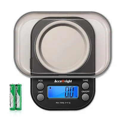 Mini Digital Scale Portable 1000g / 0.1g  Jewelry Pocket Balance Weight Gram LCD • $12.99