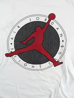 Vintage 1991 Nike Air Jordan Flight Club T Shirt Men's Large • $39