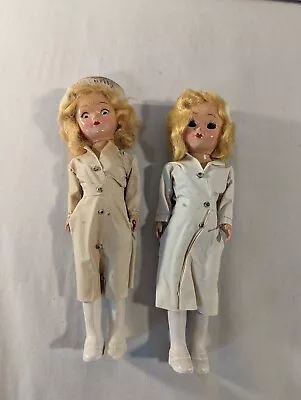 Vintage 1940's Miss Curity 7  Nurse Dolls Advertising Toy - For Parts Only • $25