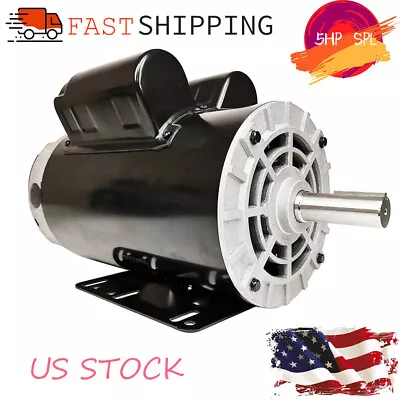 5 HP SPL 3450 RPM Air Compressor 208-230V Electric Motor 60Hz 56Frame 5/8  Shaft • $145.99