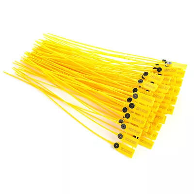 100Pcs/set Plastic Security With Number Colored Zip Ties For Shipping • $36.63