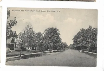 $10 • Buy Vintage Postcard 1909 Ridgewood Ave Glen Ridge New Jersey