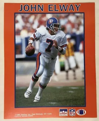 $7.99 • Buy John Elway Denver Broncos Starline 8x10 Mini Poster - NFL Football