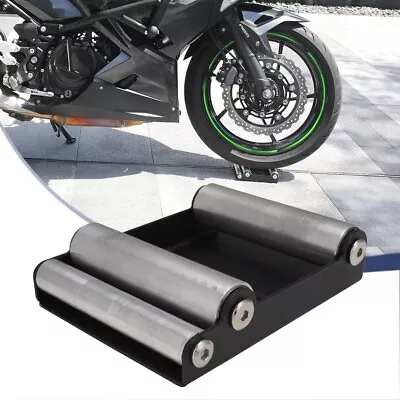 JFG RACING Motorcycle Wheel Roller Stand Motorbike Wheel Cleaning Stand For Tyr • £22.90