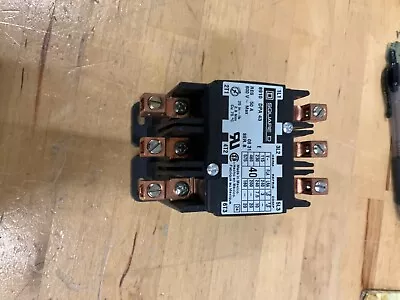 Square D 8910DPA43V14 Definite Purpose Contactor 40FLA 50A Res 24V 3-Pole • $40