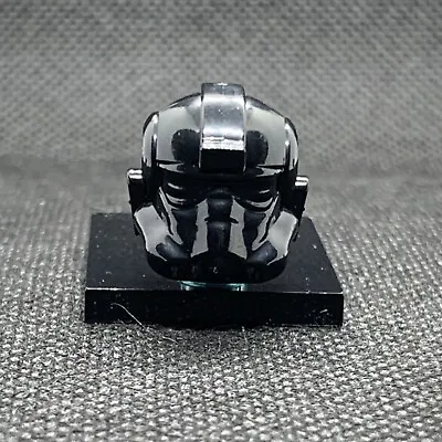 NEW LEGO Helmet SW Stormtrooper Blank TIE Fighter Pilot Black 87556 • $8.55